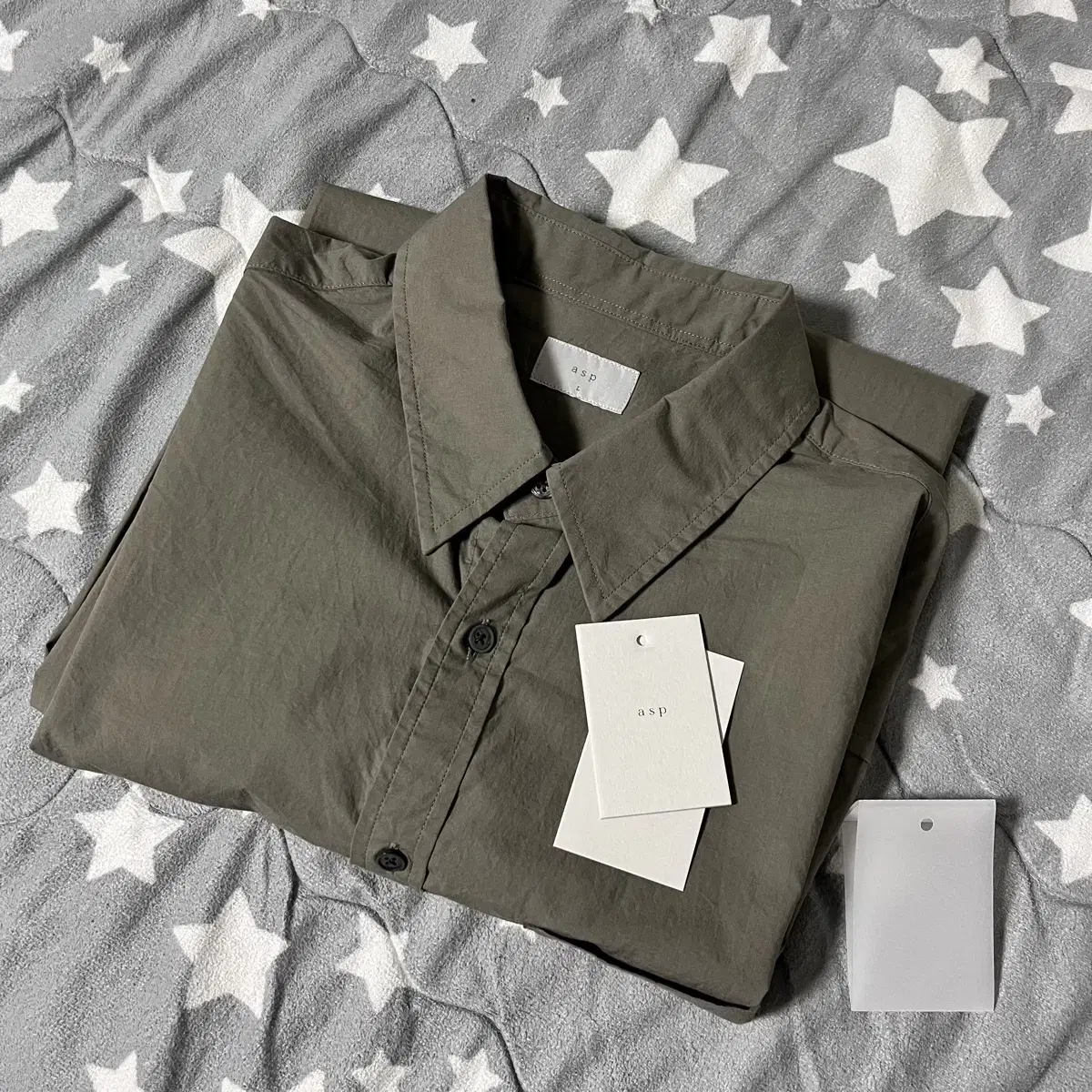 [L] Adap All Dey Comfy 60-Style Shirt Olive Khaki