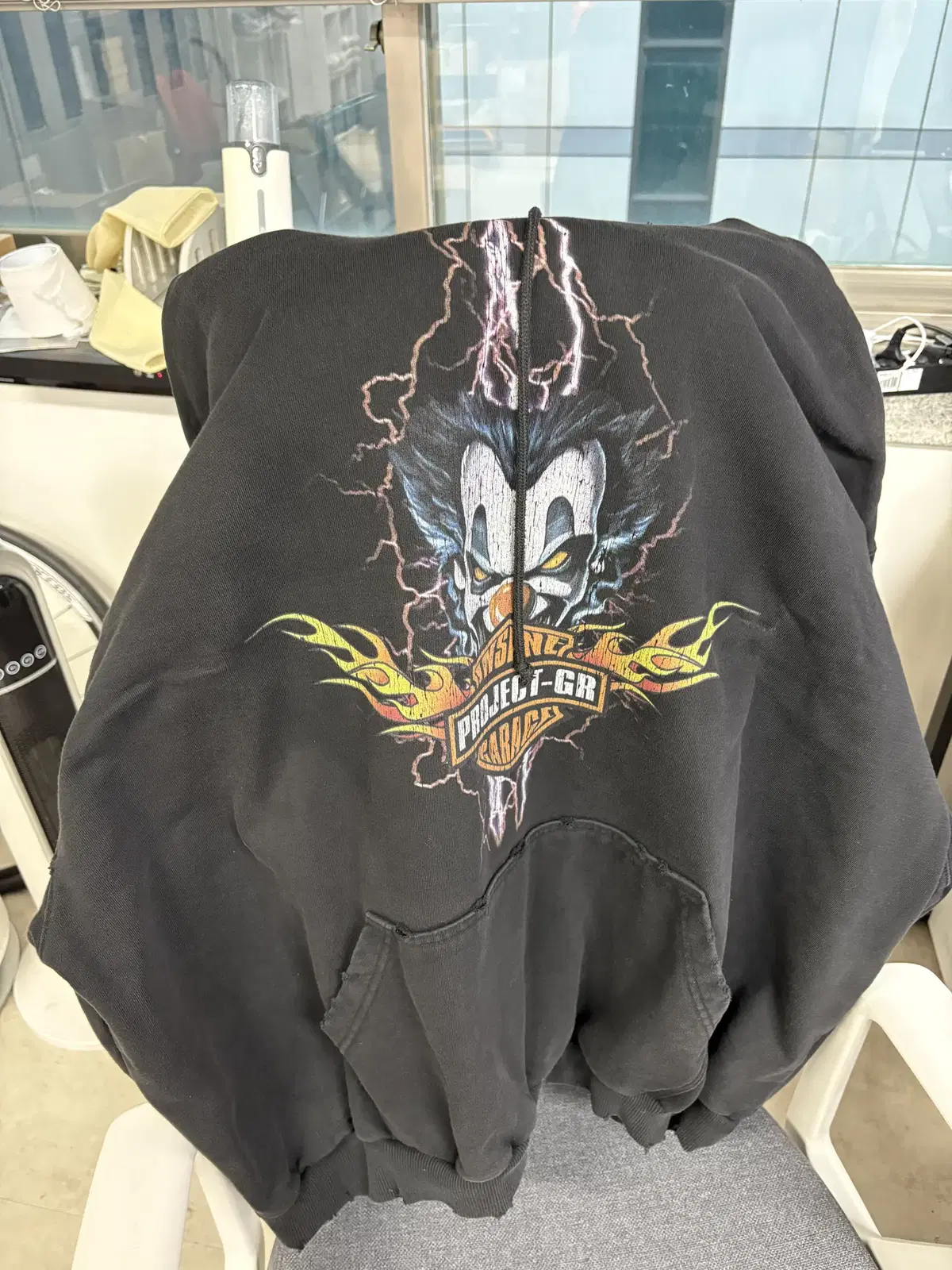 [Size 1] Project GR Insane Garage Clown Bike Hood Black