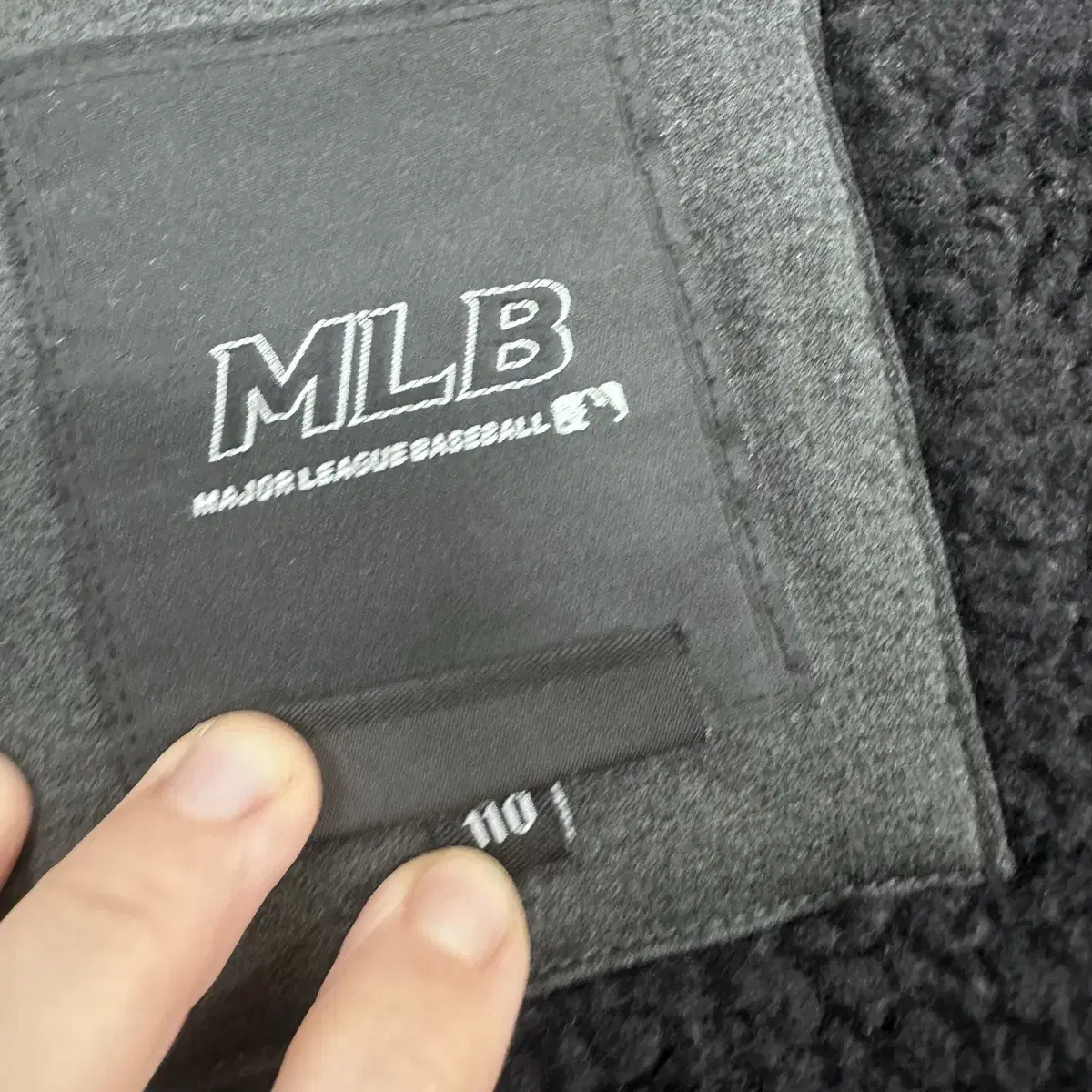 MLB 뽀글이 후리스 기모 조끼 110(2XL)