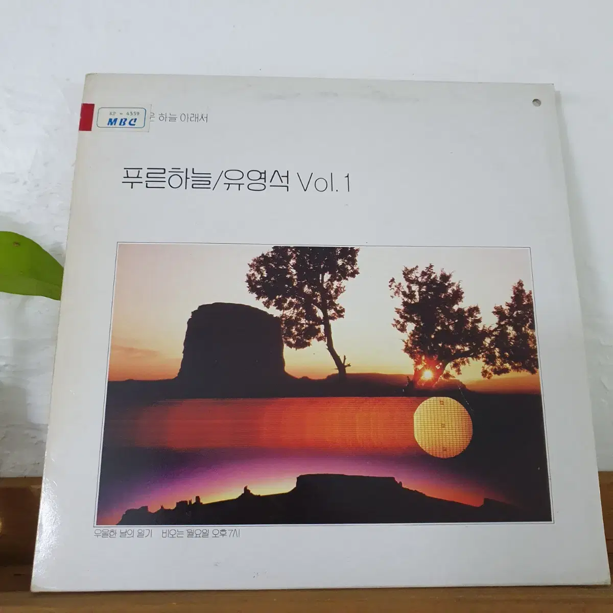 푸른하늘1집 LP  1990  어두운하늘아래서