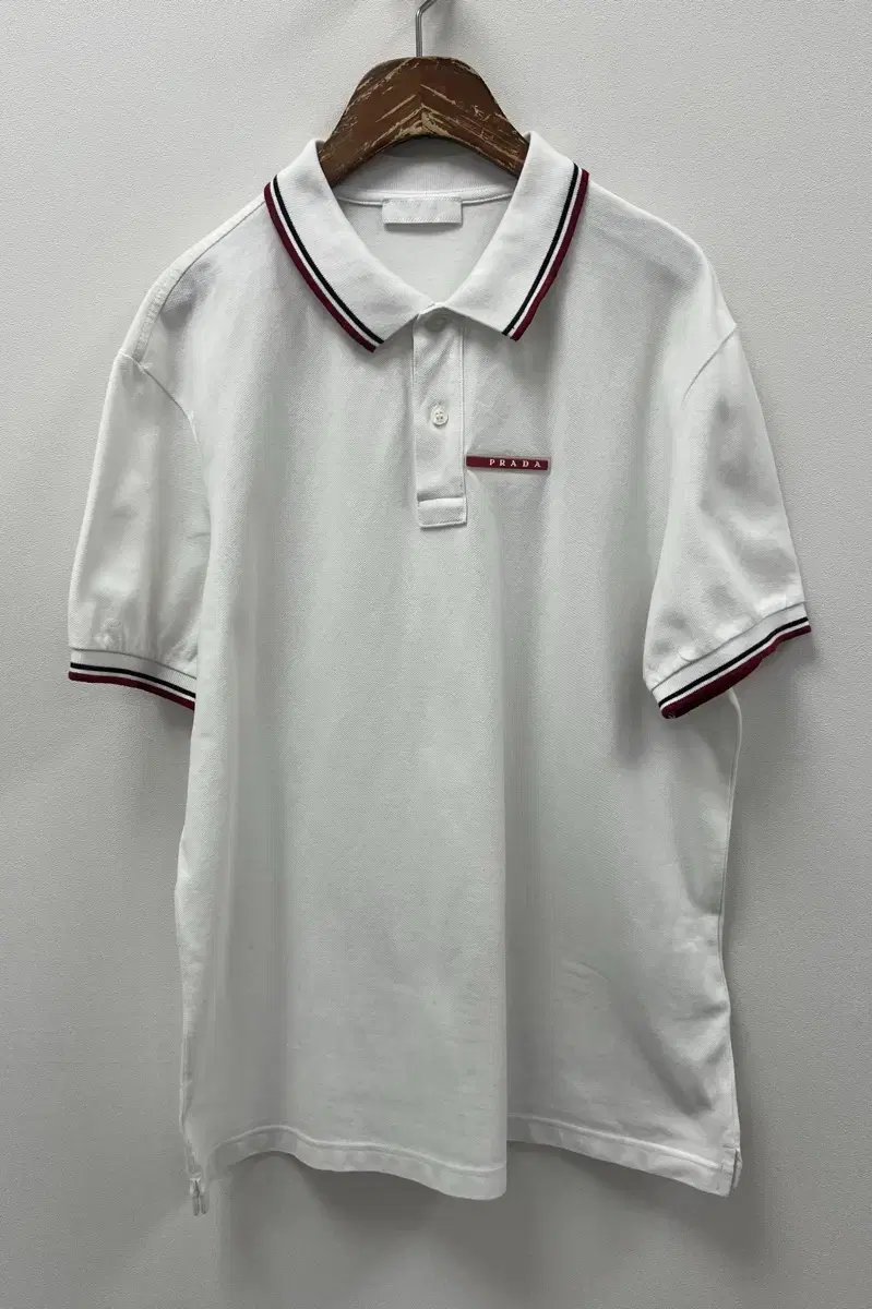 Prada White Logo Short-sleeved Karati (Original)