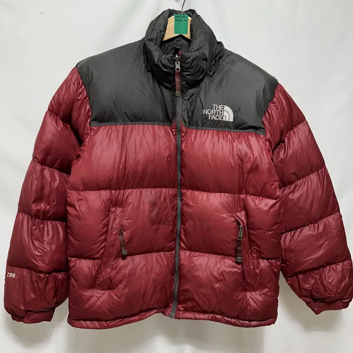 [Genuine/M] The North Face 700 Nubby Goose Down Burgundy Padding