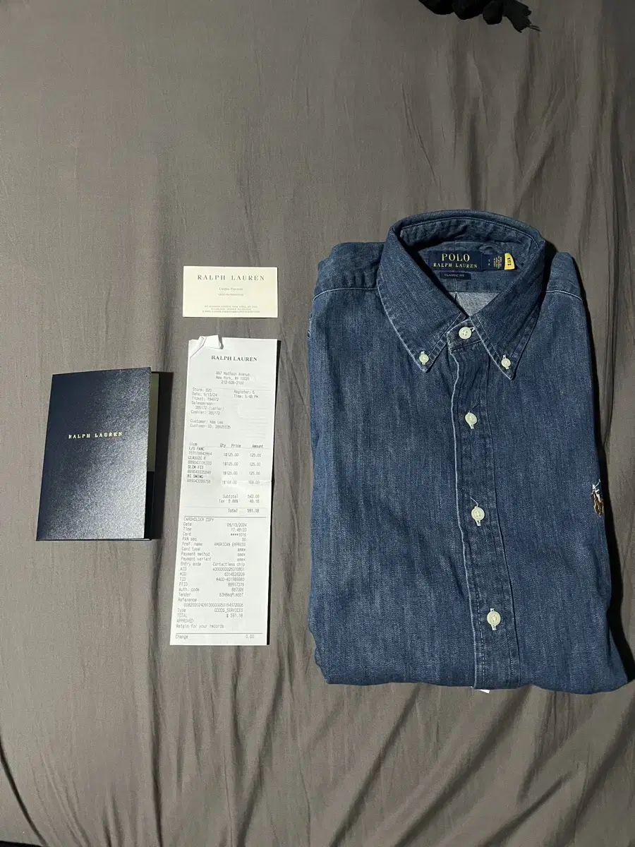 [NEW] Polo Strait Shirt bloo Classic Fit S(S) US