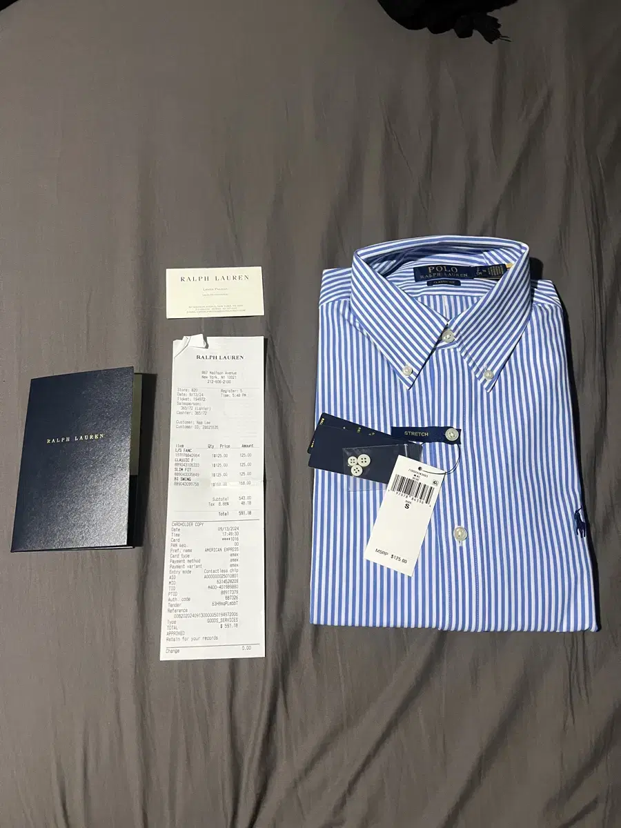 [NEW] Polo Strait Shirt bloo Classic Fit S(S) US