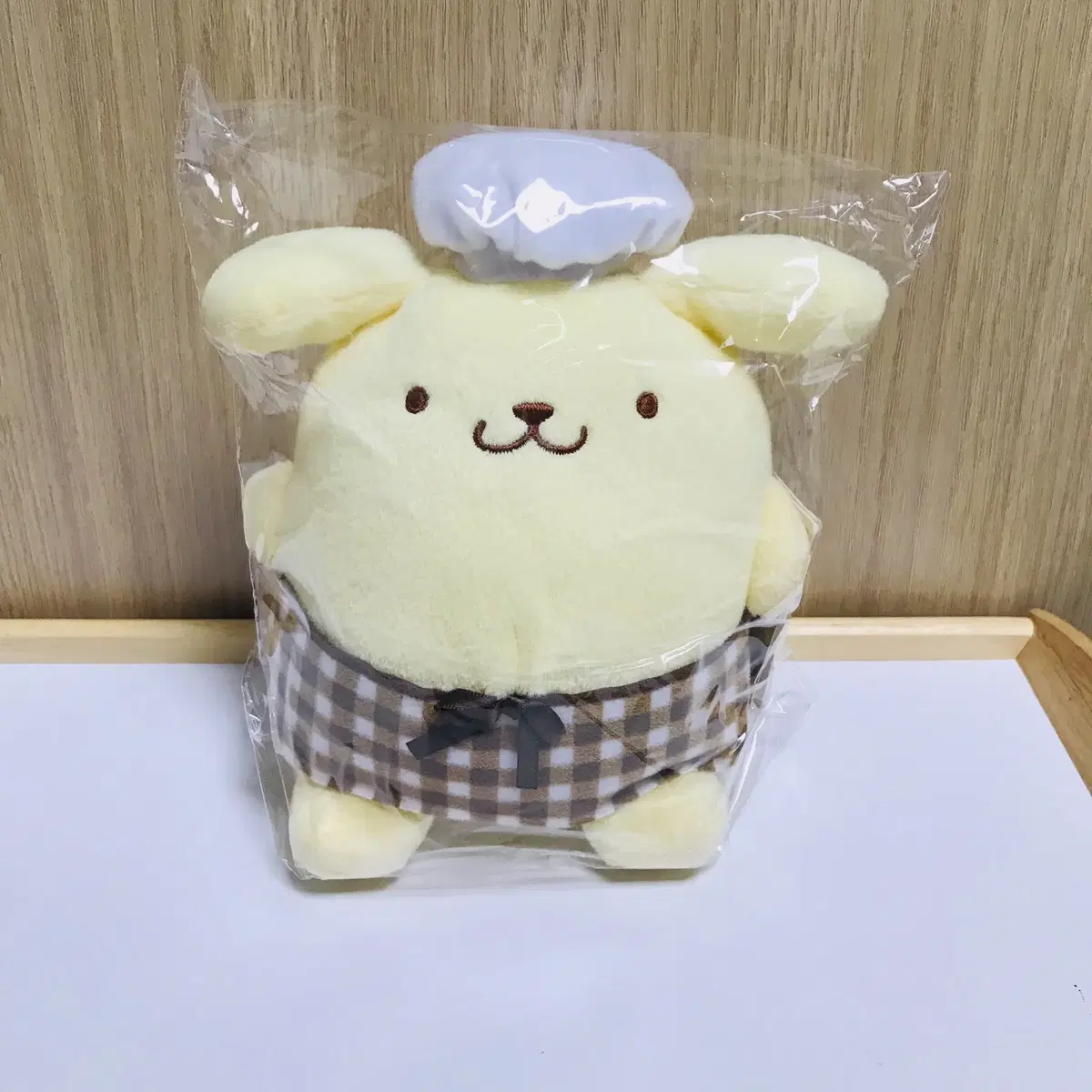 Chef Pompompurin doll San Rio