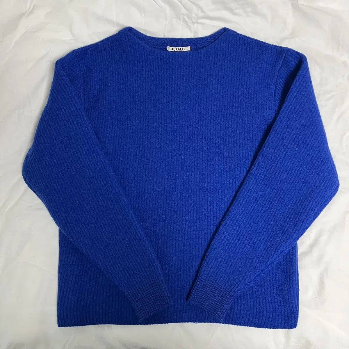 [5] Orari 23AW Rib Knit Boatneck Royal Blue