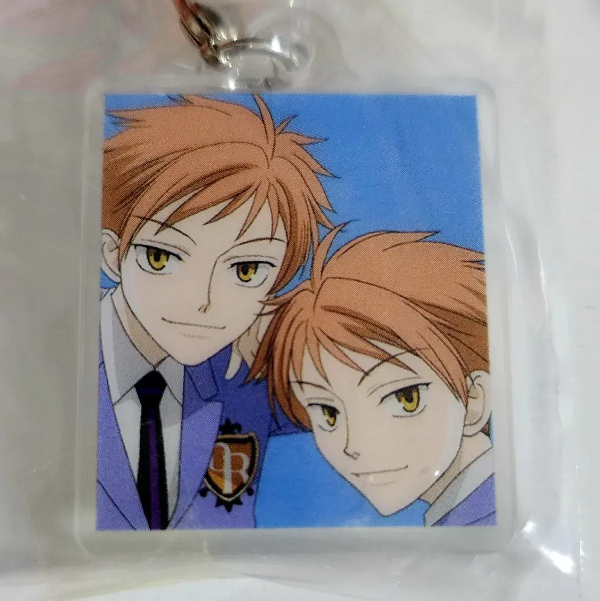 Orangogyo Hosobu Hitachiin twin shrine mejirushi keyring