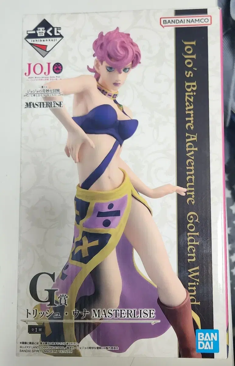 (Unsealed) JoJo First Lottery (Kuji) Goldwind G prize Trish Una + 3 k prizes