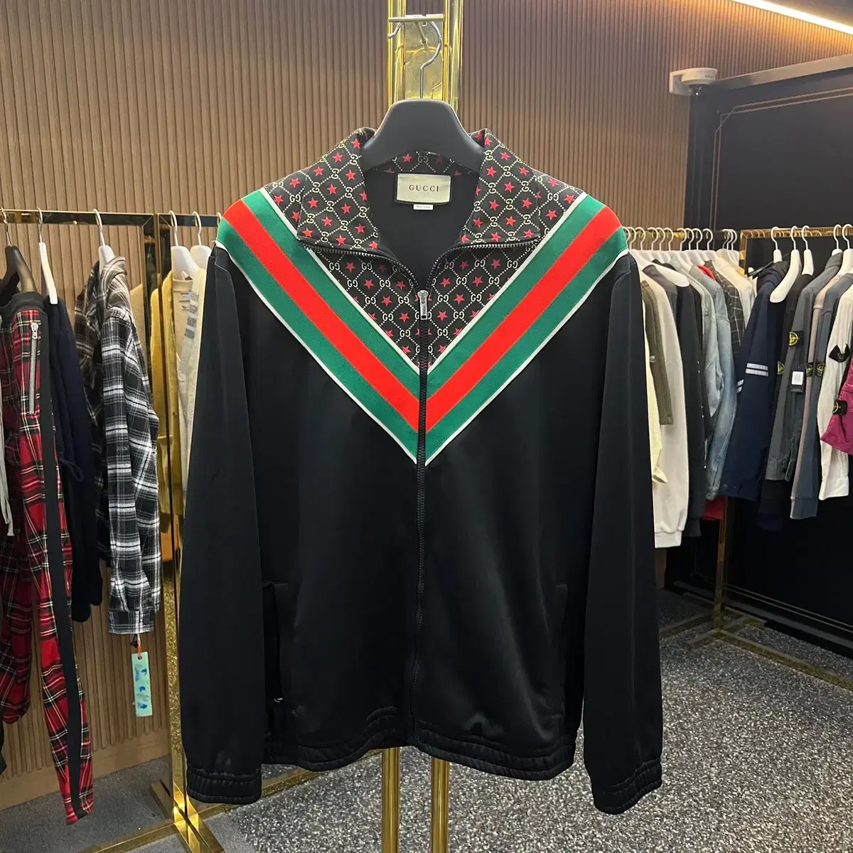 DAWN Suwon / Gucci GGstar Logo Zip-up Overcoat Msize