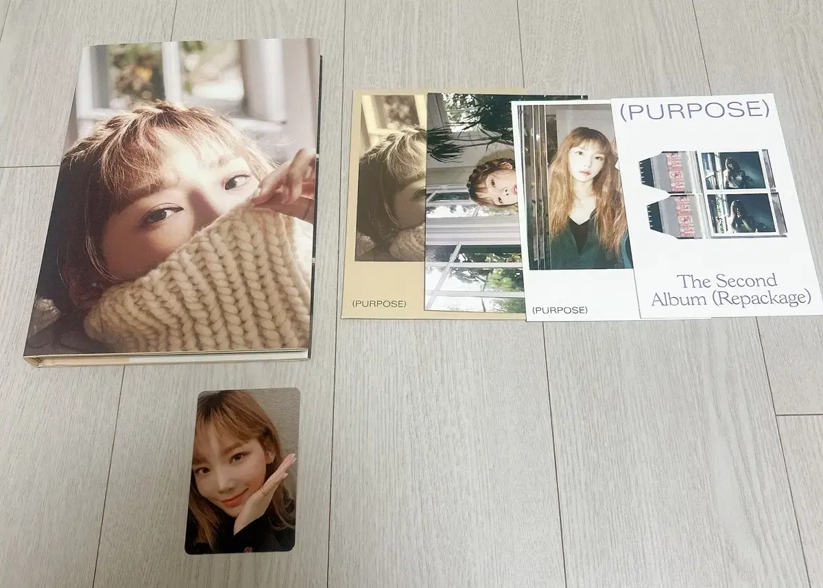 Taeyeon's regular 2nd album repackage Purpose (Beige version) sell 