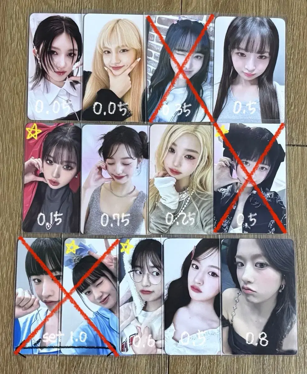 ive jang wonyoung liz leeseo lay gaeul ahn yujin photocard unreleased photocard wts sell buncheol