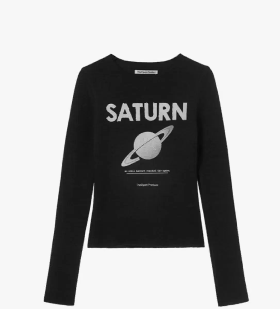 더오픈프로덕트 open yy saturn fitted tee