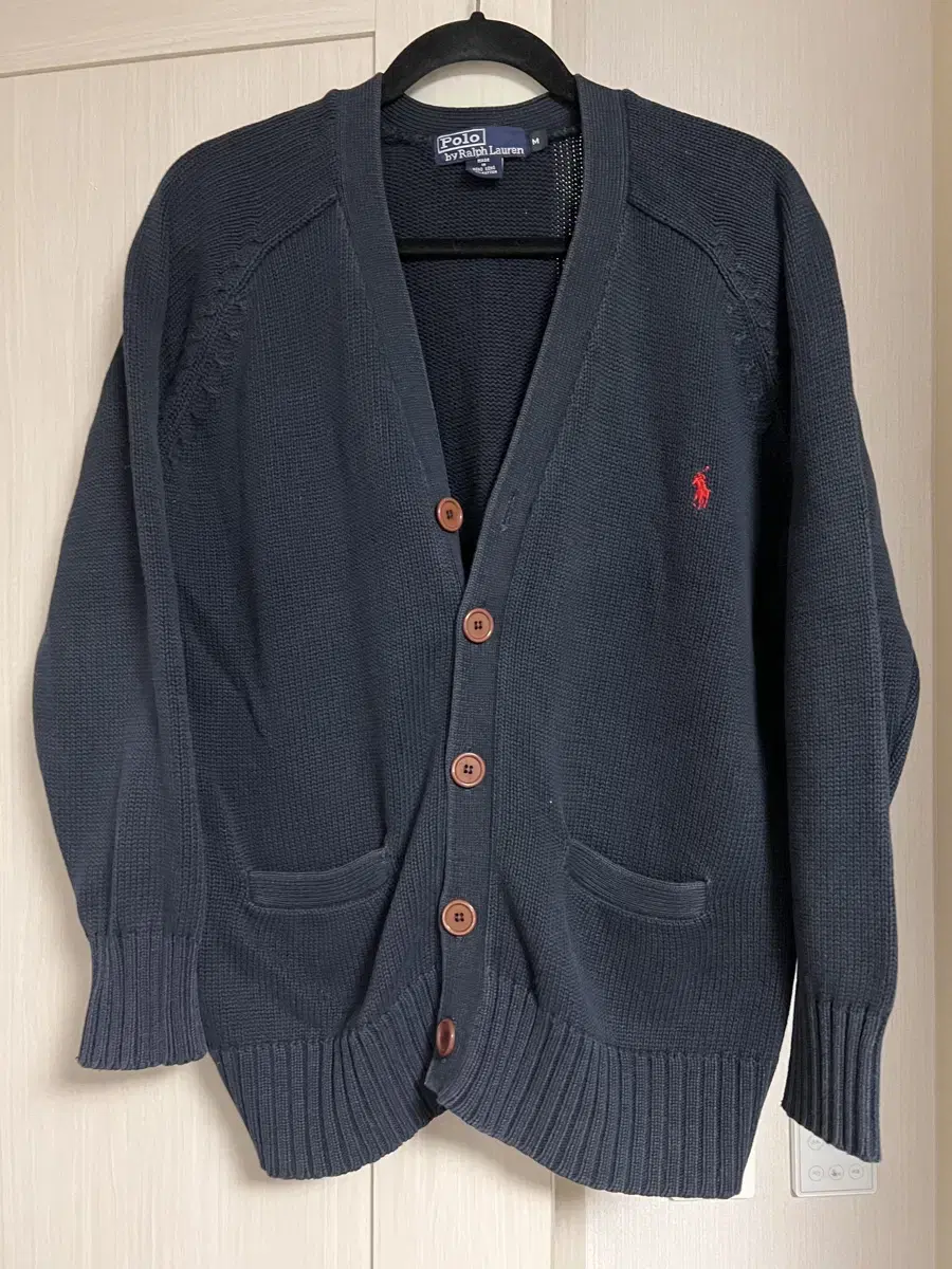 Polo Navy Knit Cardigan (size M. 100)