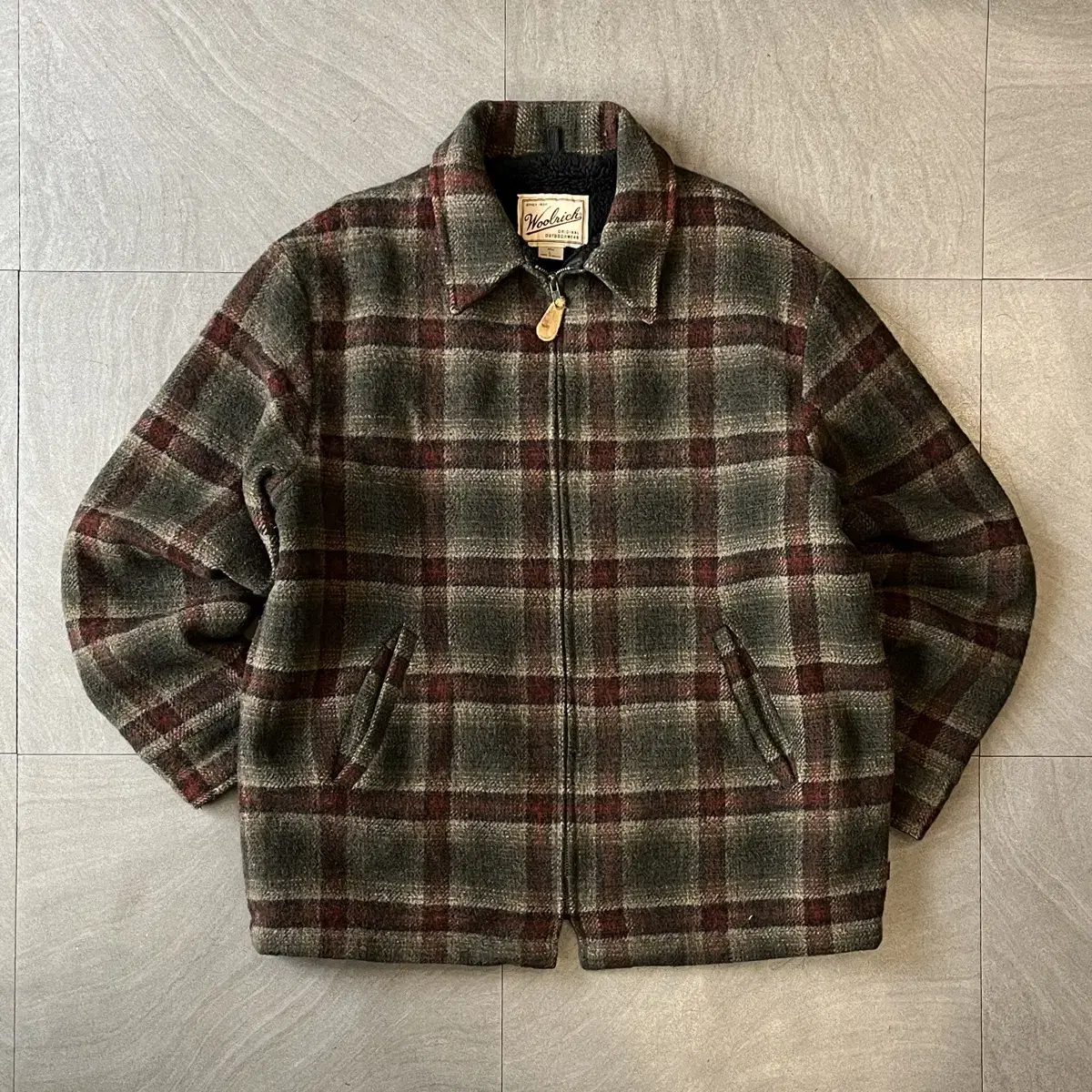 Woolrich Genuine Wool Check Jacket