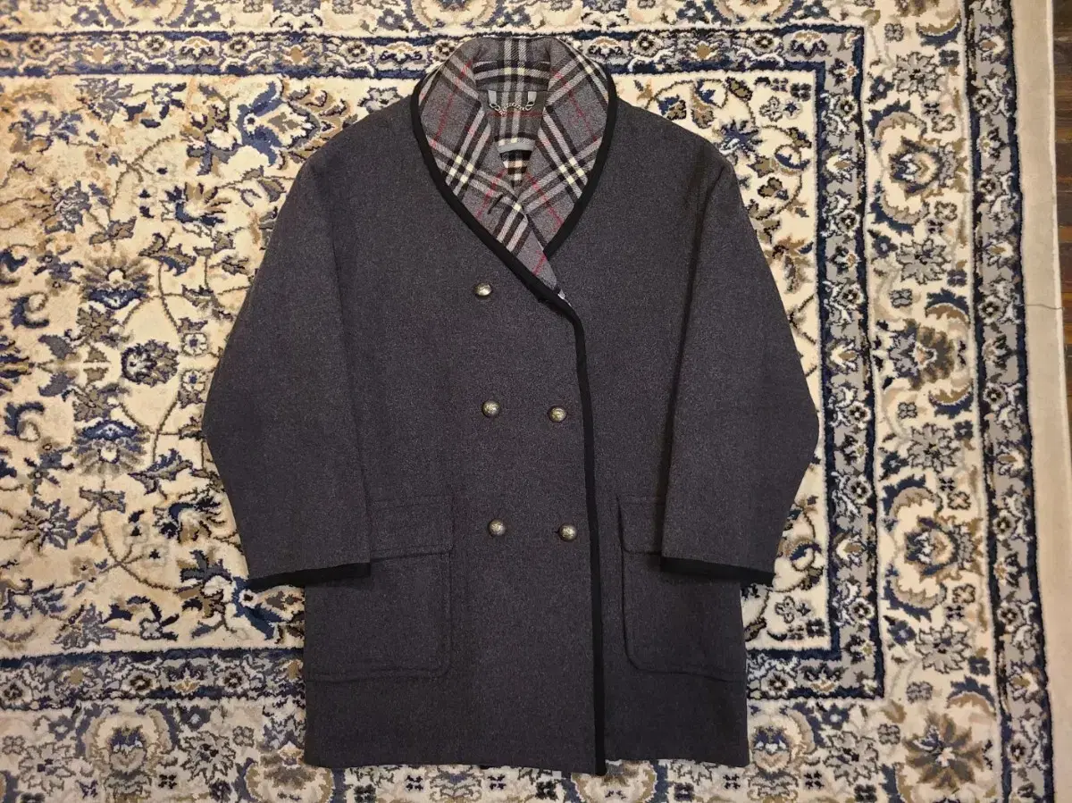 Burberry Shawl collar coat size 100