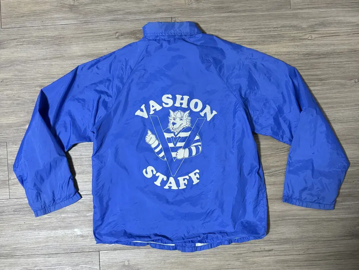 Vintage Chainstitch Embroidered Nylon Coach Jacket