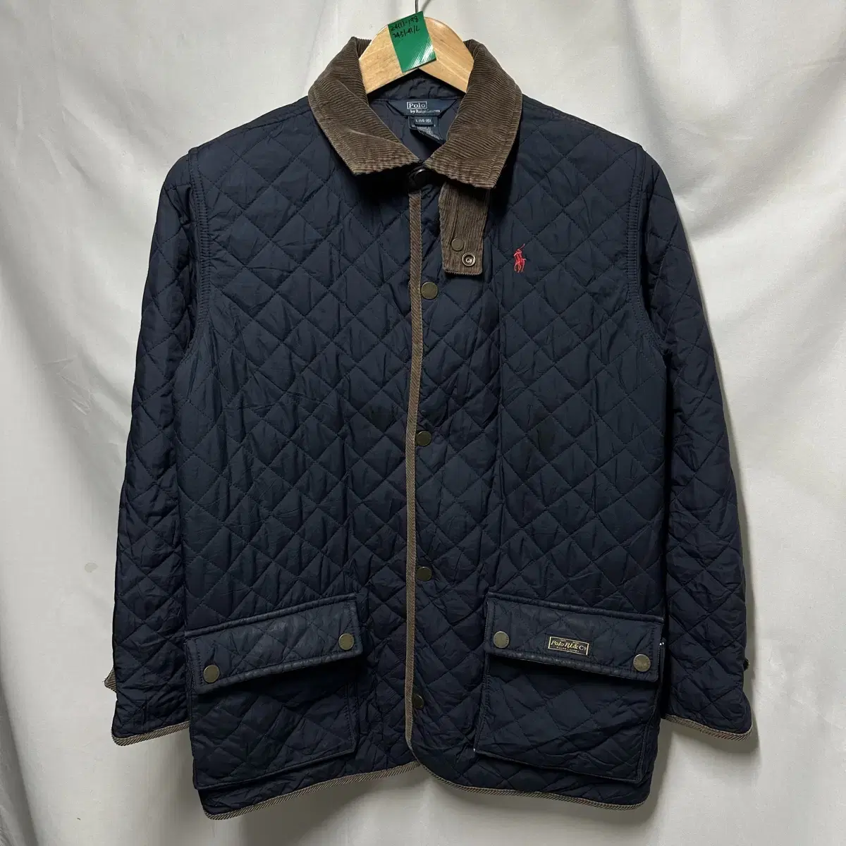 [Genuine/L] Polo Ralph Lauren Quilted Navy Jacket/Jumper