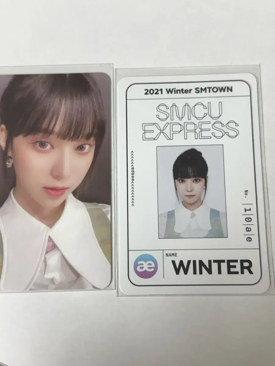 Aespa winter SMCU photocard poka