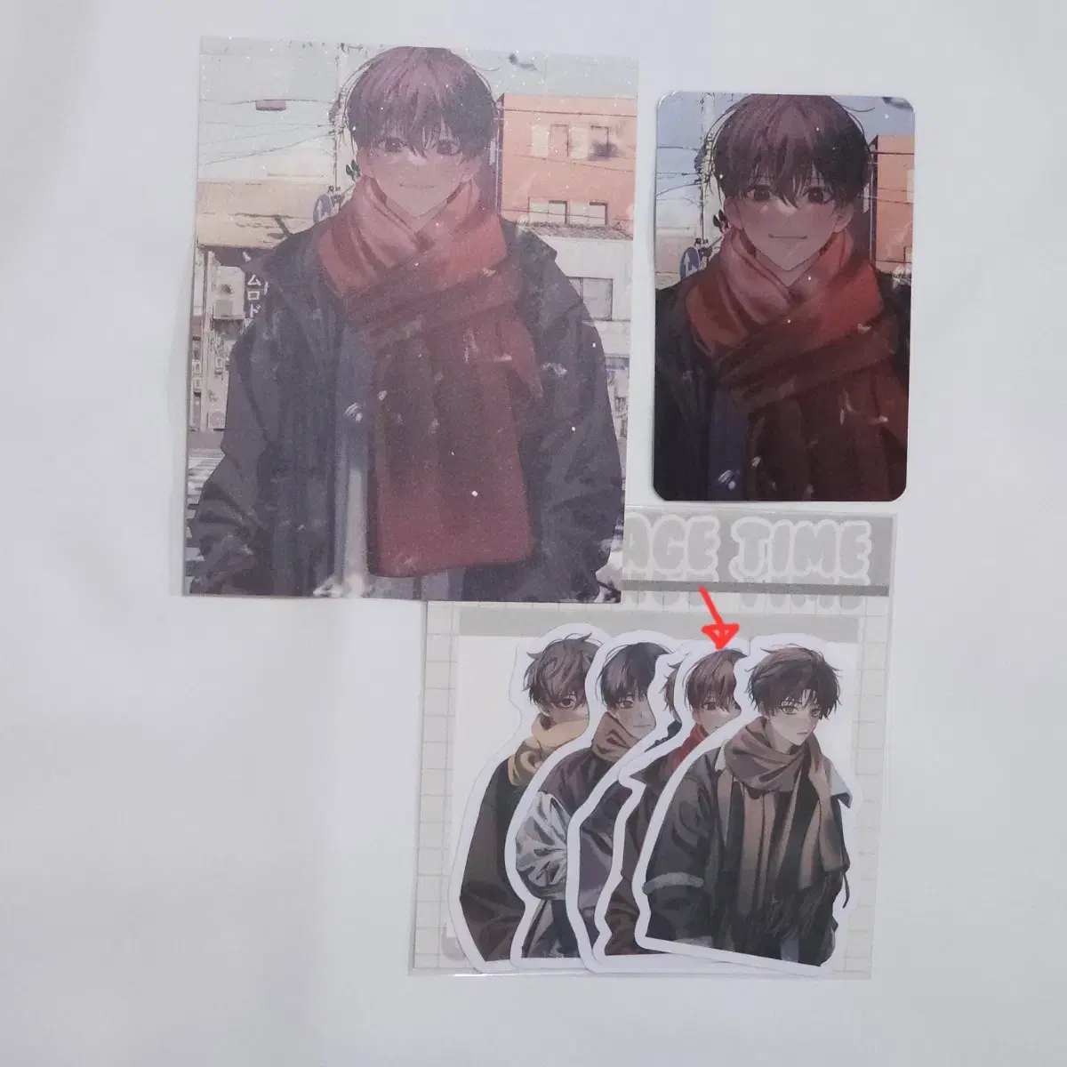 Byungchan Park 숨또님 Winter Set photocard sticker postcard Garbage Time Piece Sticker Photo Card