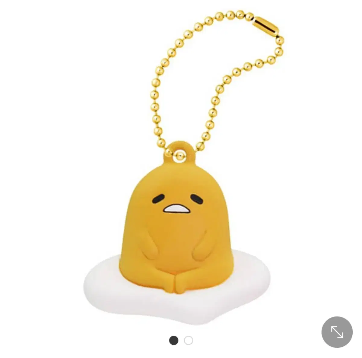 Sanrio Characters Petanko Flat Mascot Team Yel Gacha / Gudetama