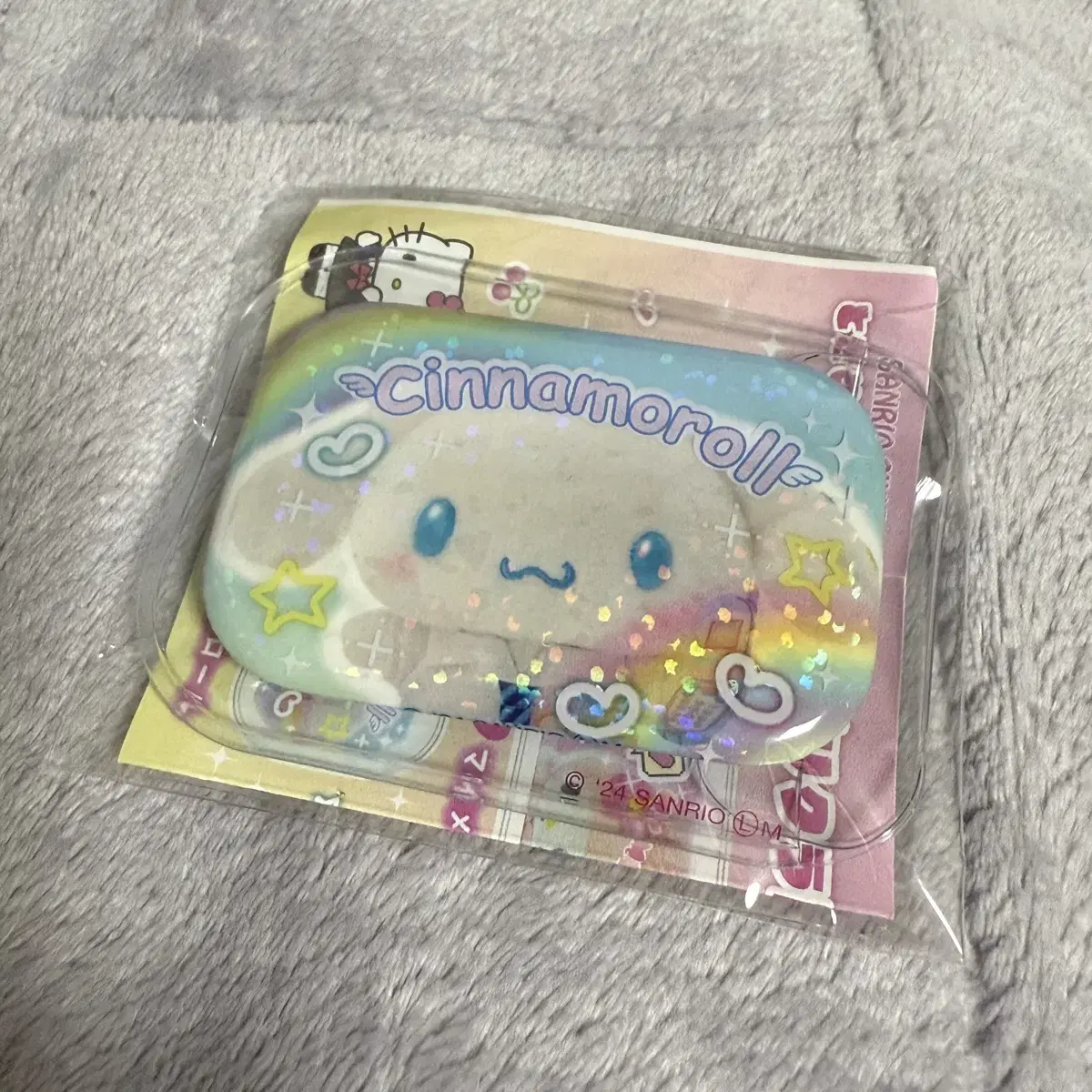 Sanrio Heisei Kogyaru Canbadge (Cinnamon Roll)