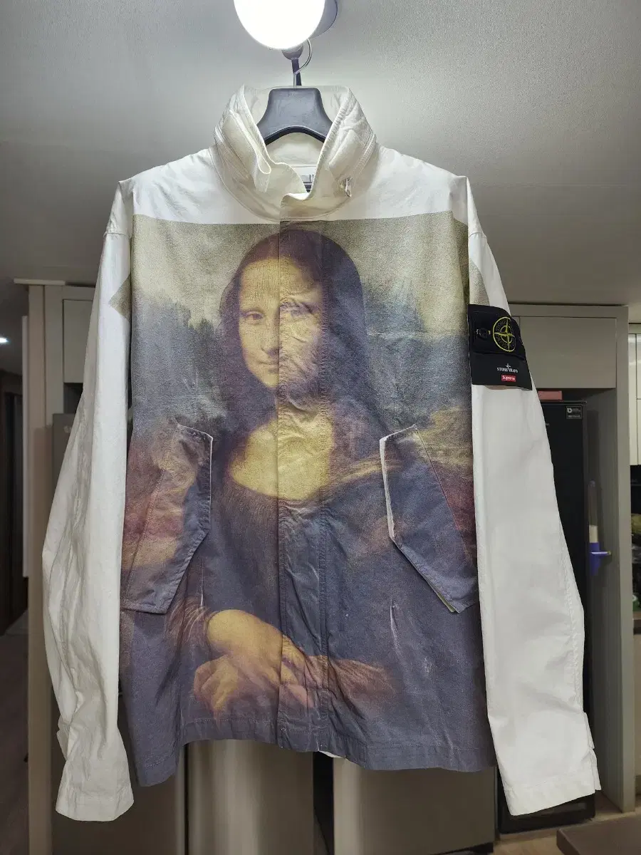 [L] Stone Island Supreme Mona Lisa Shell Jacket