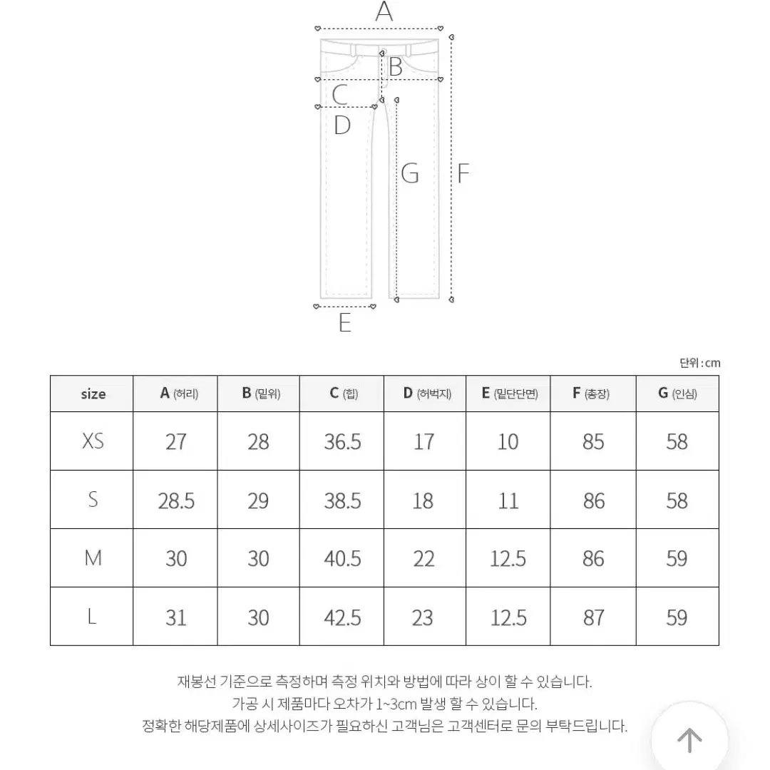 모디핏 반하이 면스키니 화이트m