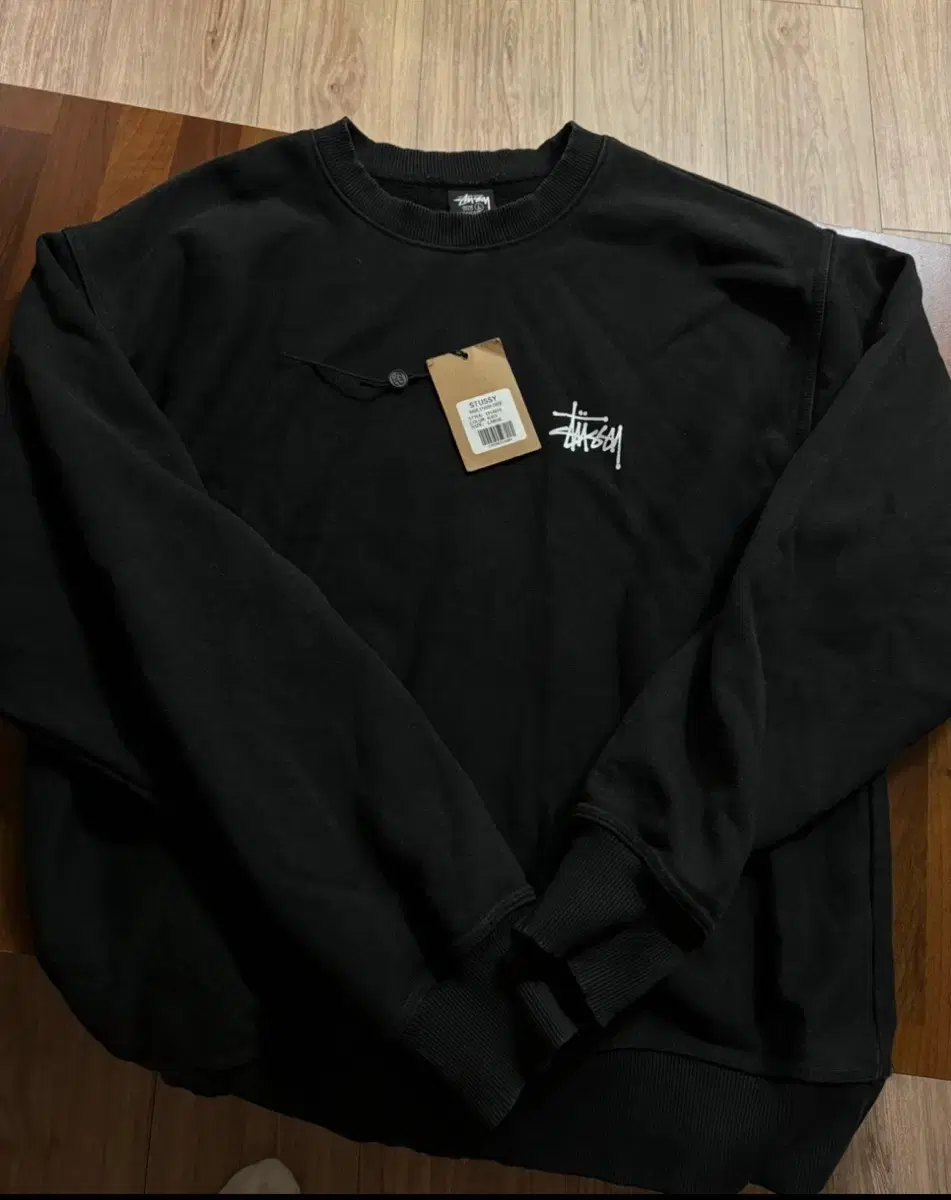 Stussy Genuine L Black Man-to-Man