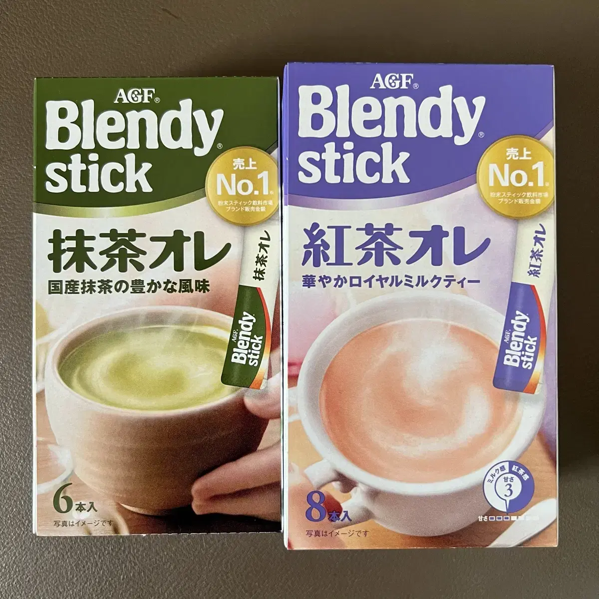 (일본음료) Blendy 블렌디 스틱 말차오레/홍차오레