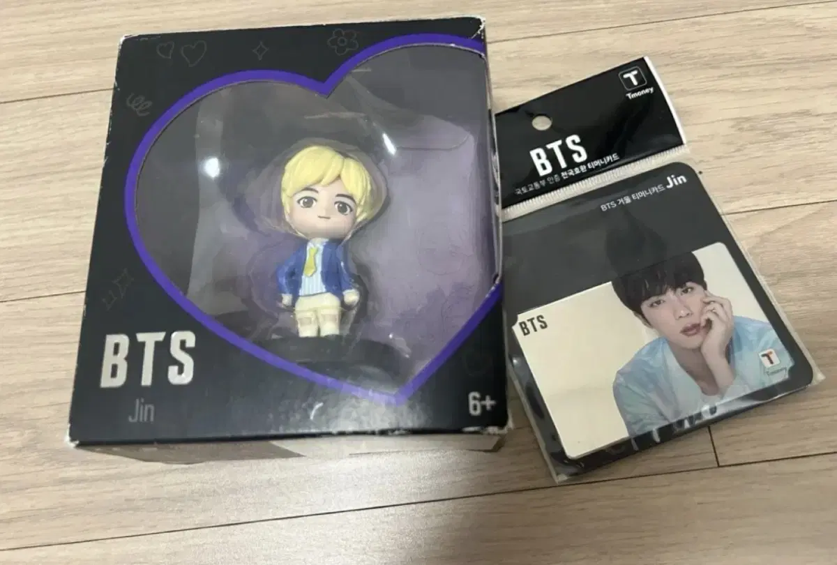 Bangtan jin Figures & Transportation Card (BTS JIN)