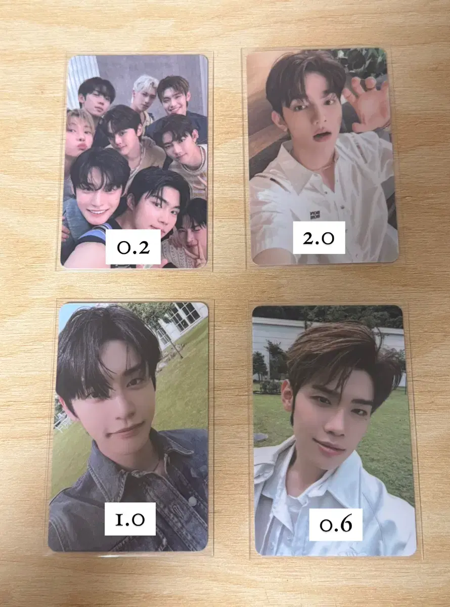 Zerobaseone Clean zhang hao kim jiwoong kim taerae photocard Sell