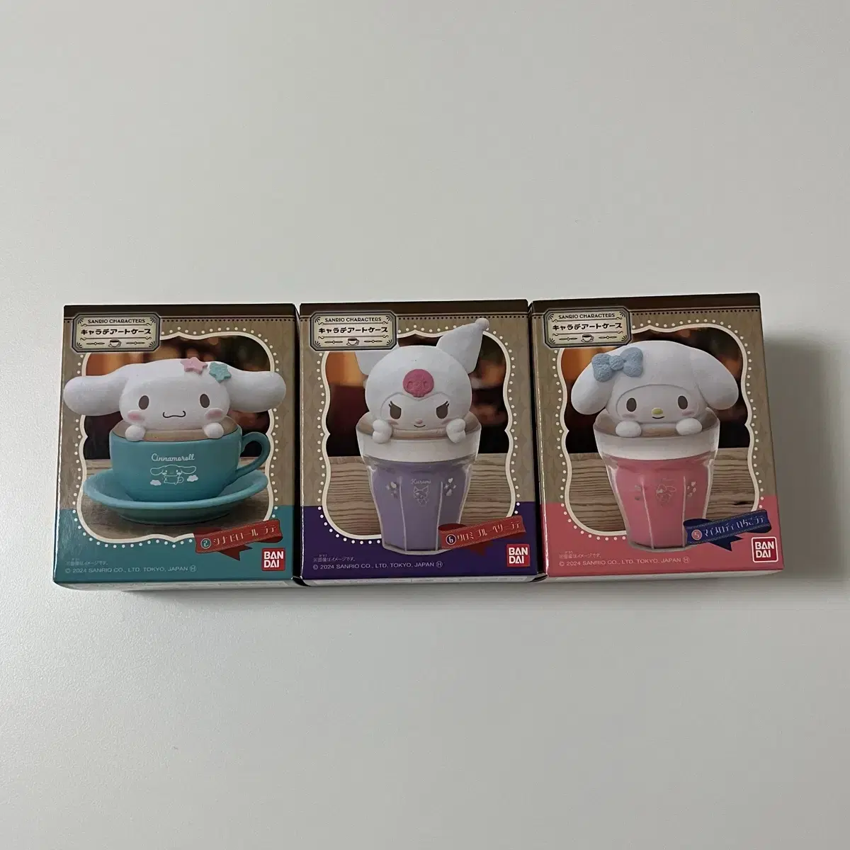 Half-priced Delivery 3pcs Bulk) Sanrio Latte Art Figures Cinnamoroll/Kuromi/My Melody