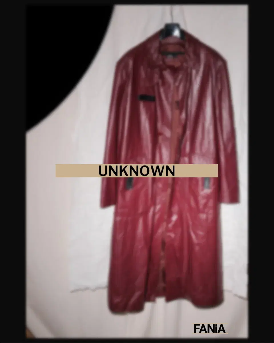 Sheepskin long trench coat 100-105