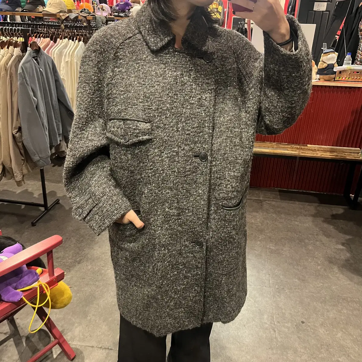 (end397)TRUSSARDI Vintage Outer Coat