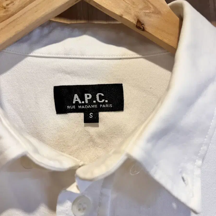 APC 아페쎄 / 옥스포드 셔츠 / 화이트 S