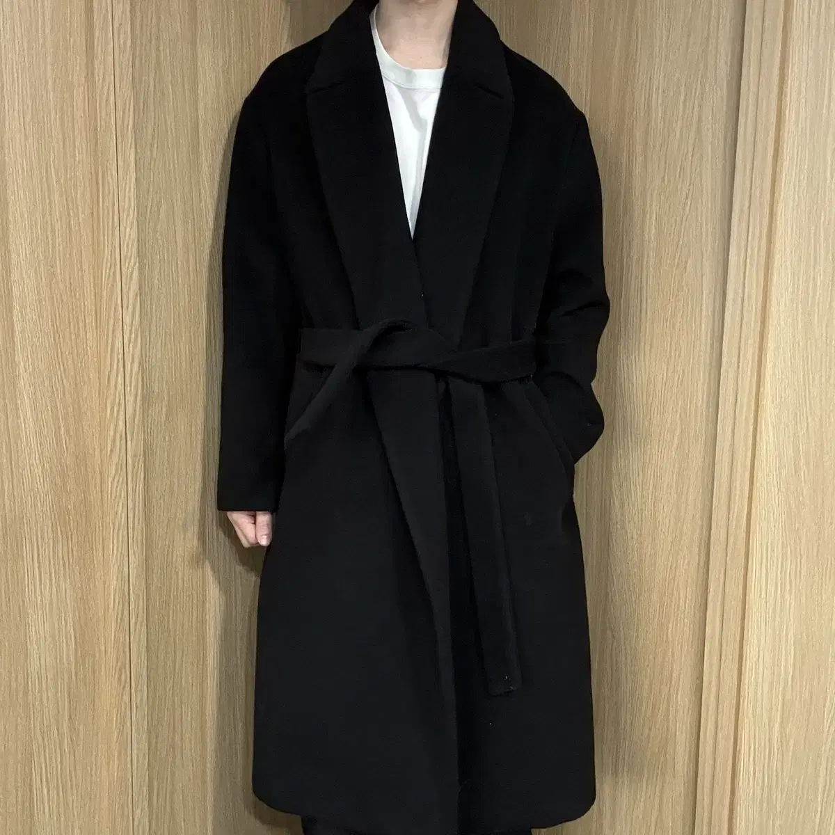 Wan Wan Shop Vintage Overfit Robe Long Coat L