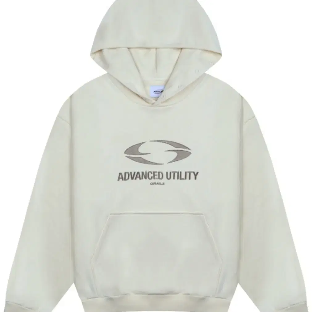 OVAL LOGO HOODIE [CREAM]