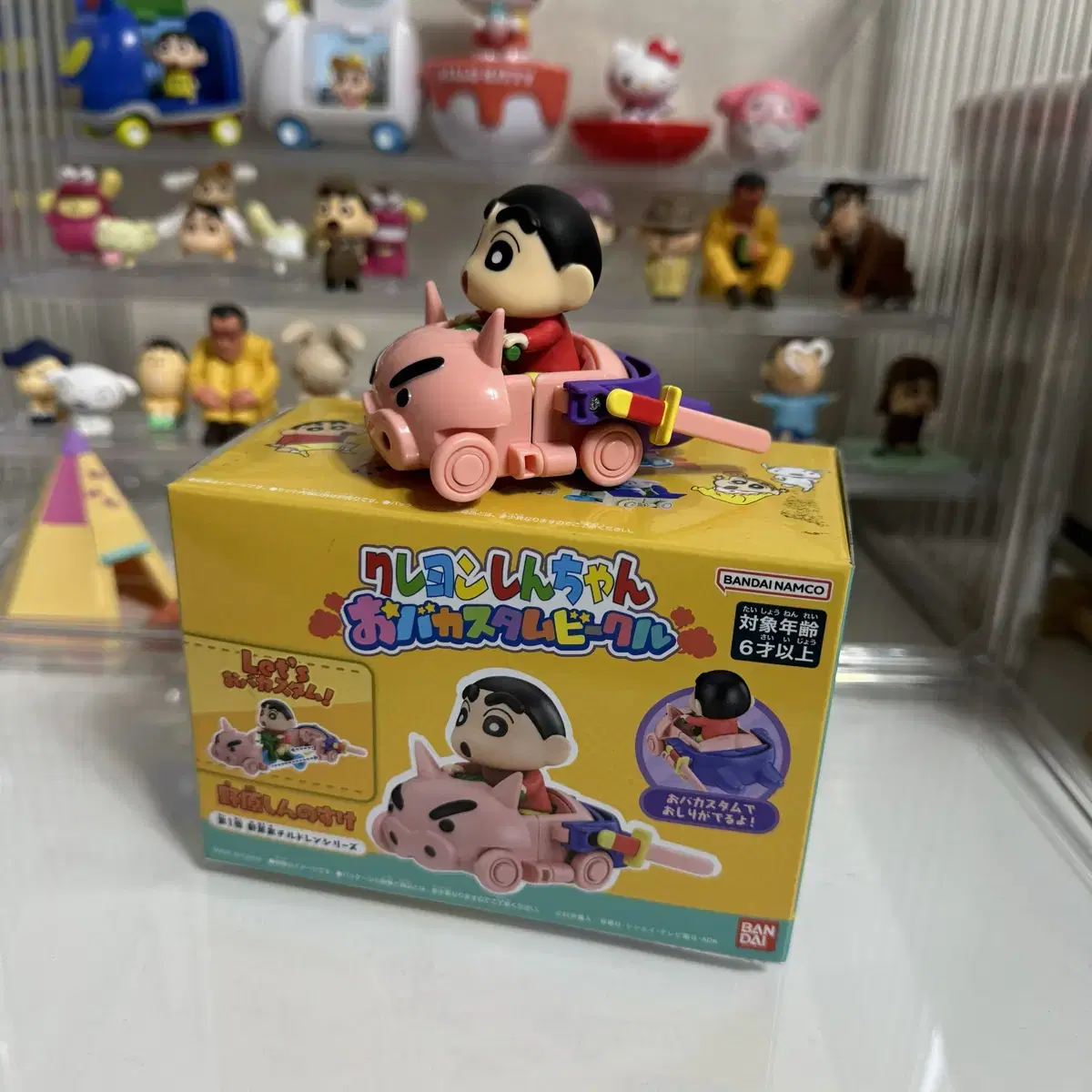 Shin-chan Can't Stop Bicycle Car Custom Figure (Genuine / Boxed / New)