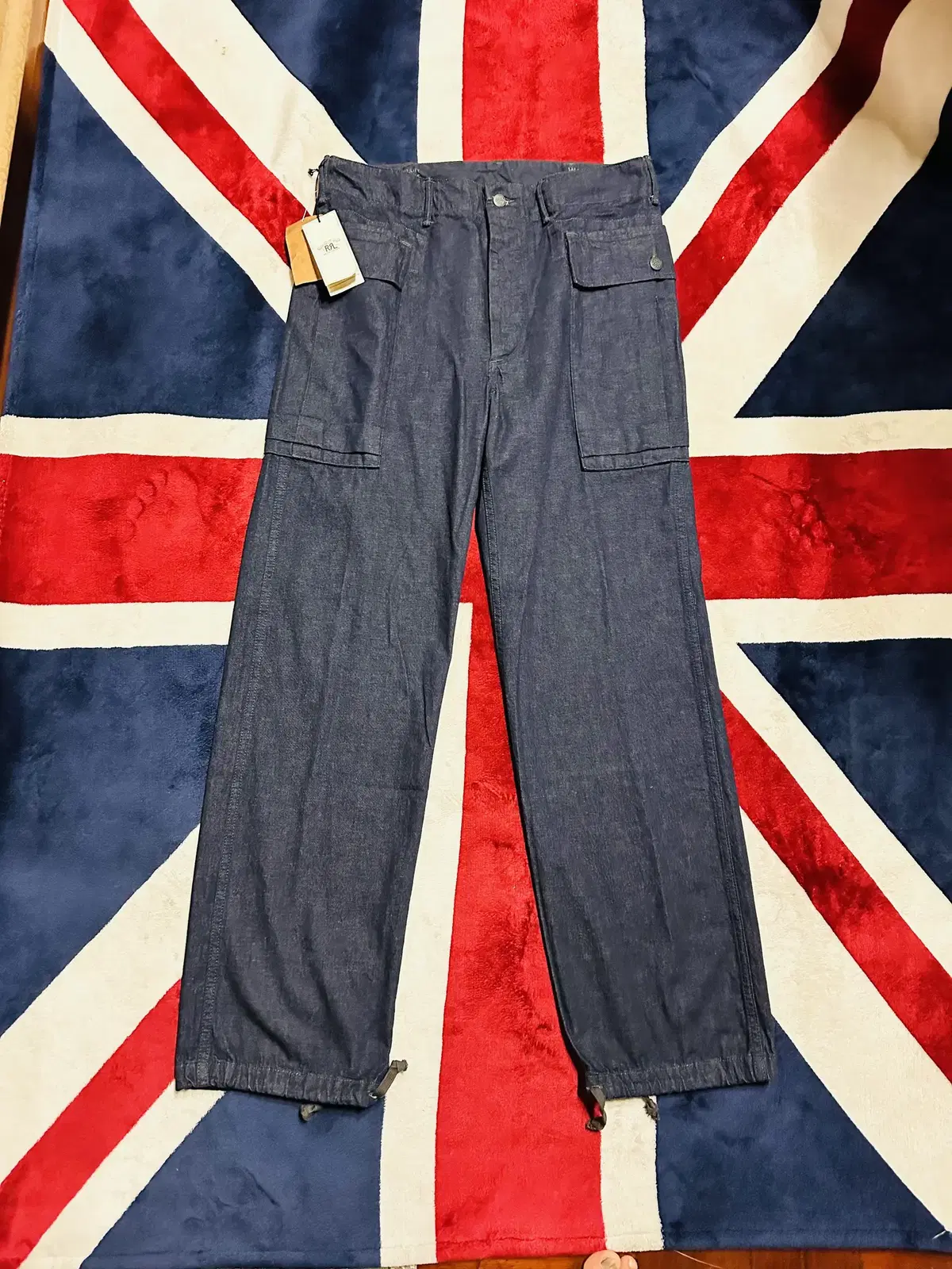 Double RRL (RRL)/military denim pants/32x32 size new to sell.