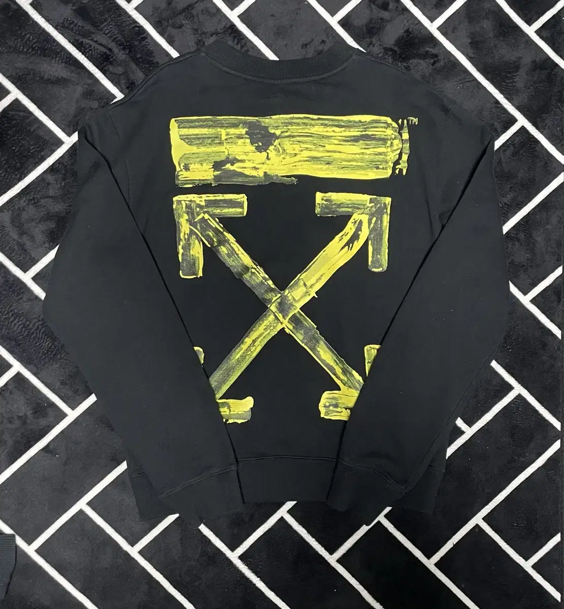 (Same day shipping/lowest price) Off-White Arrow Man-to-Man M