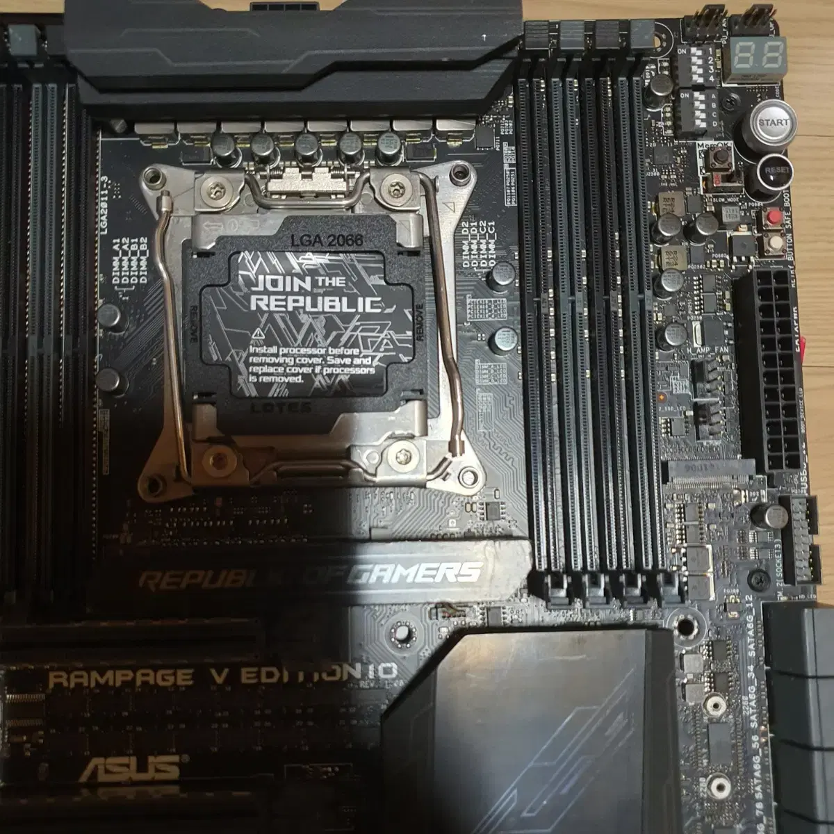 asus x99 rampage v10 주년 에디션