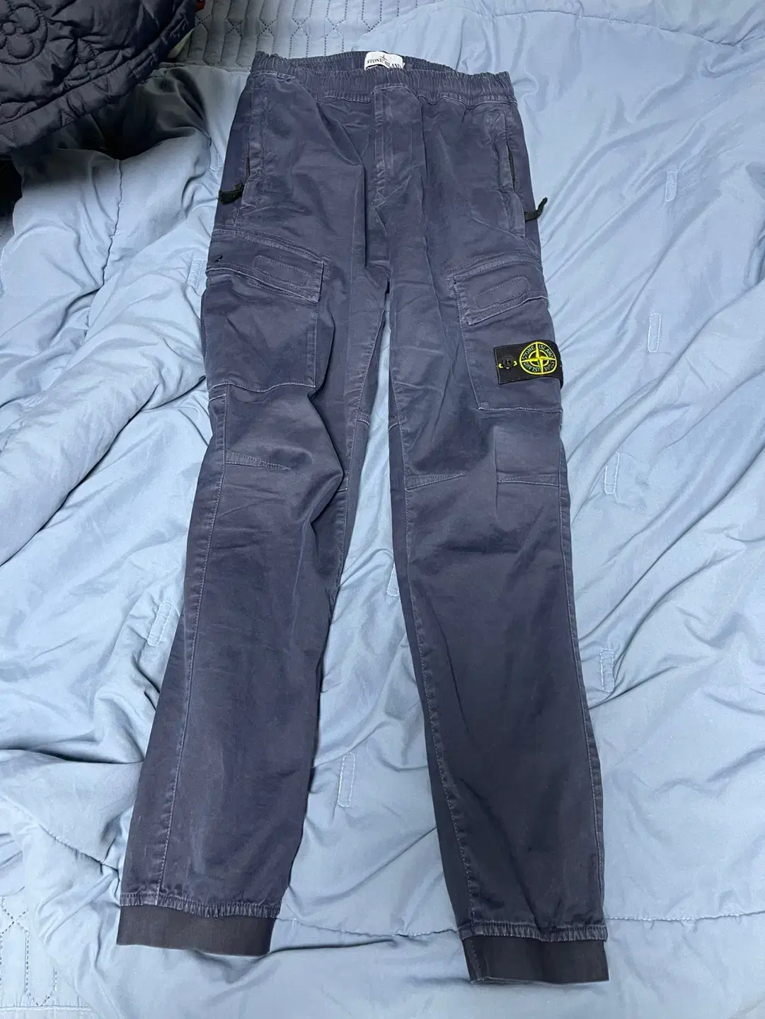 [28] Stone Island Garment Dying Jogger Pants Navy