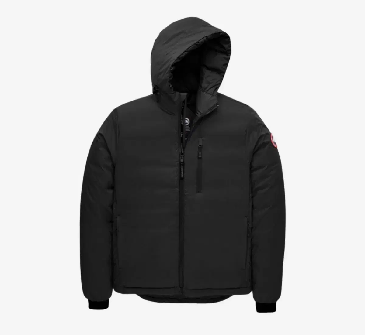 Canada Goose Lodge Down Hoodie Matte Finish Black