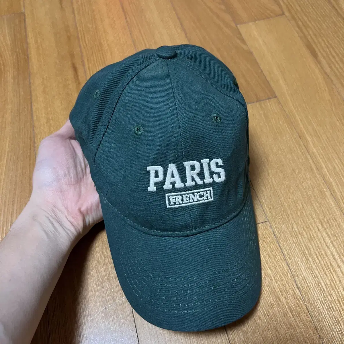 Paris French 자수 볼캡