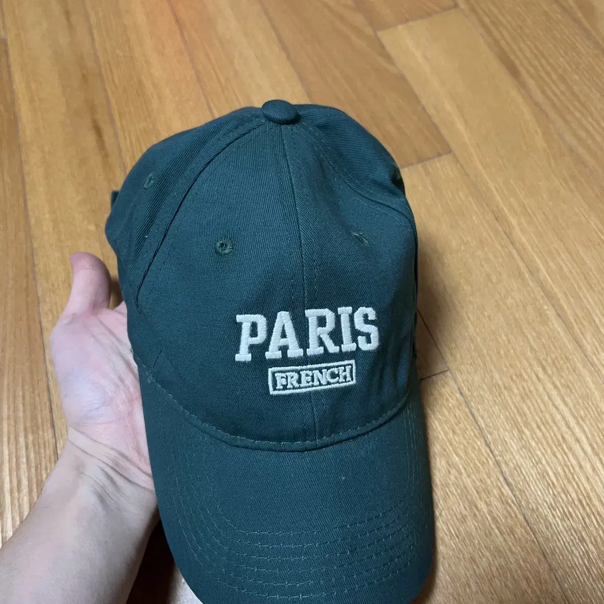 Paris French 자수 볼캡