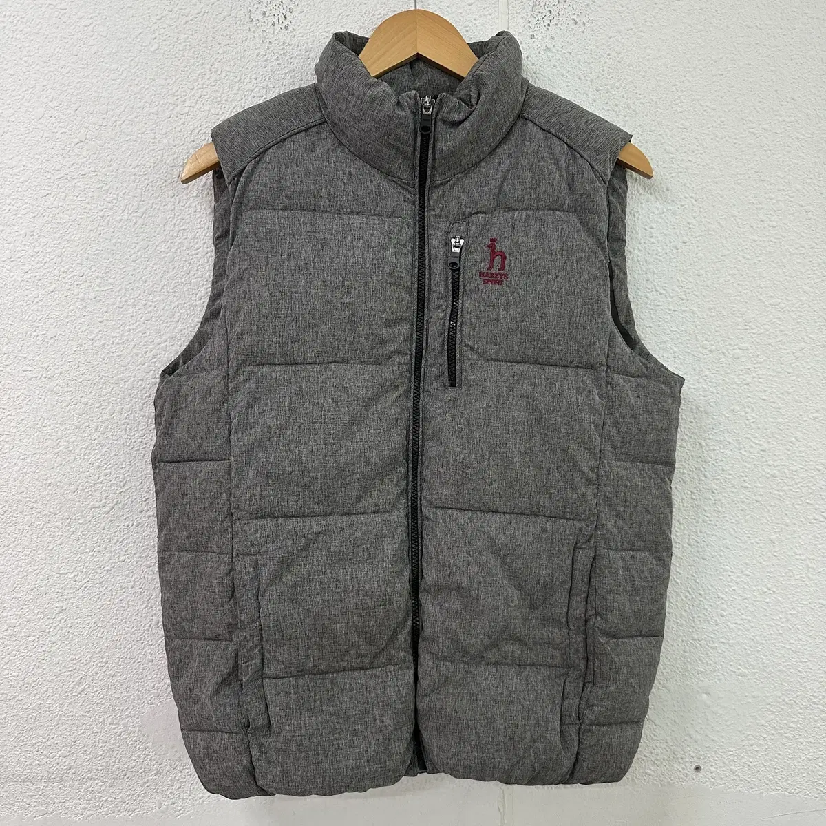 [S] Hedges Men's Puffer Down Padded Vest Gray 0786