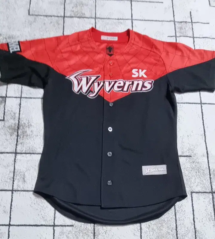 SK Wyverns Spider-Man Marvel Collaboration Jersey Size 95