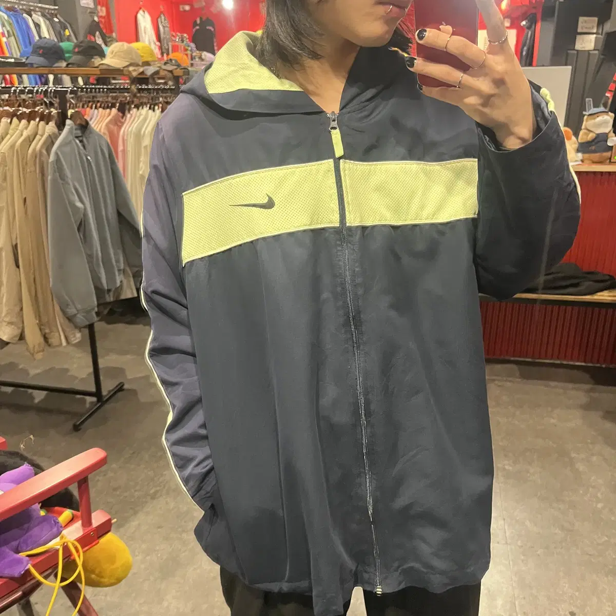 (end398)NIKE Nike Vintage Windbreaker Jumper