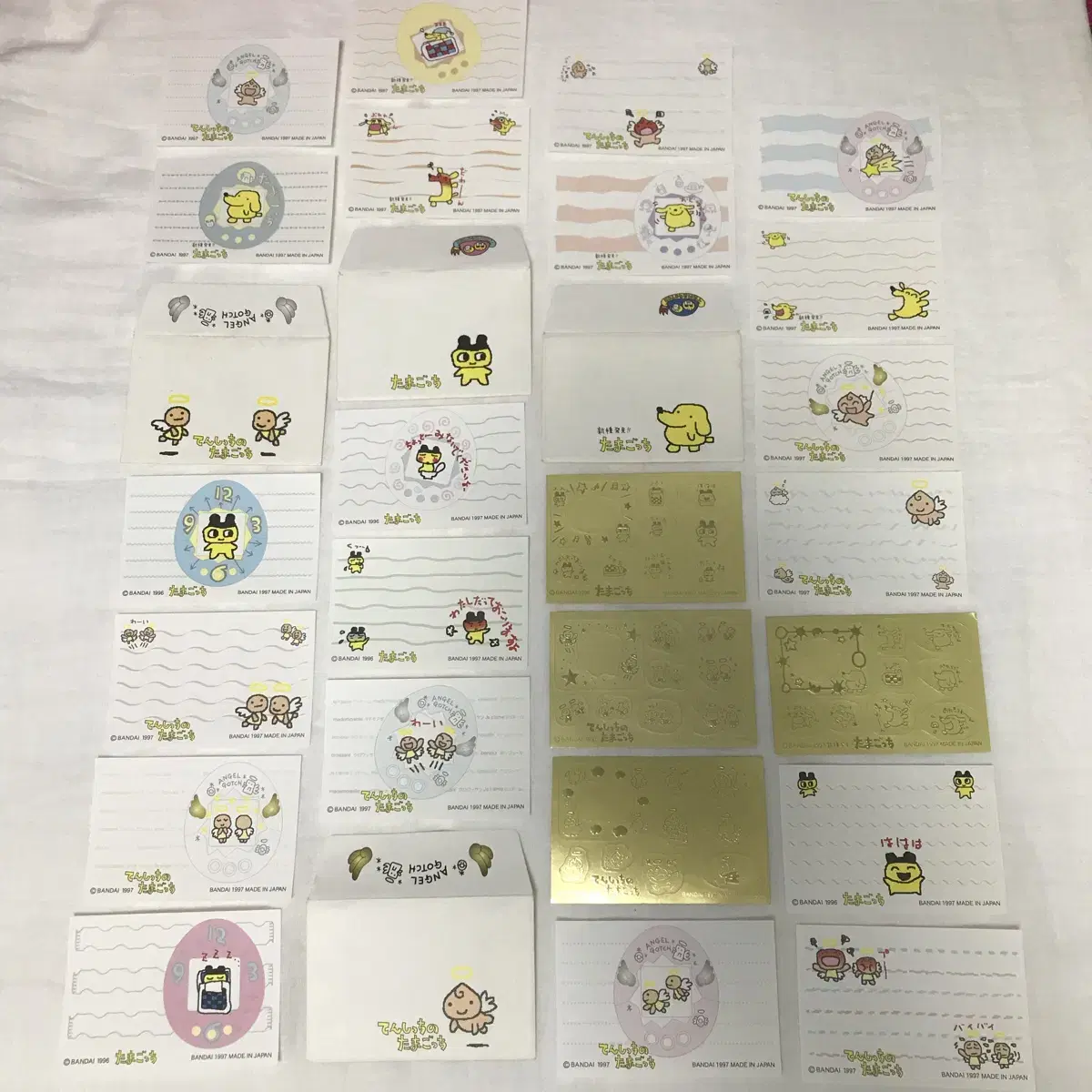 Tamagotchi Angel Mamechi Notes sticker (bulk)