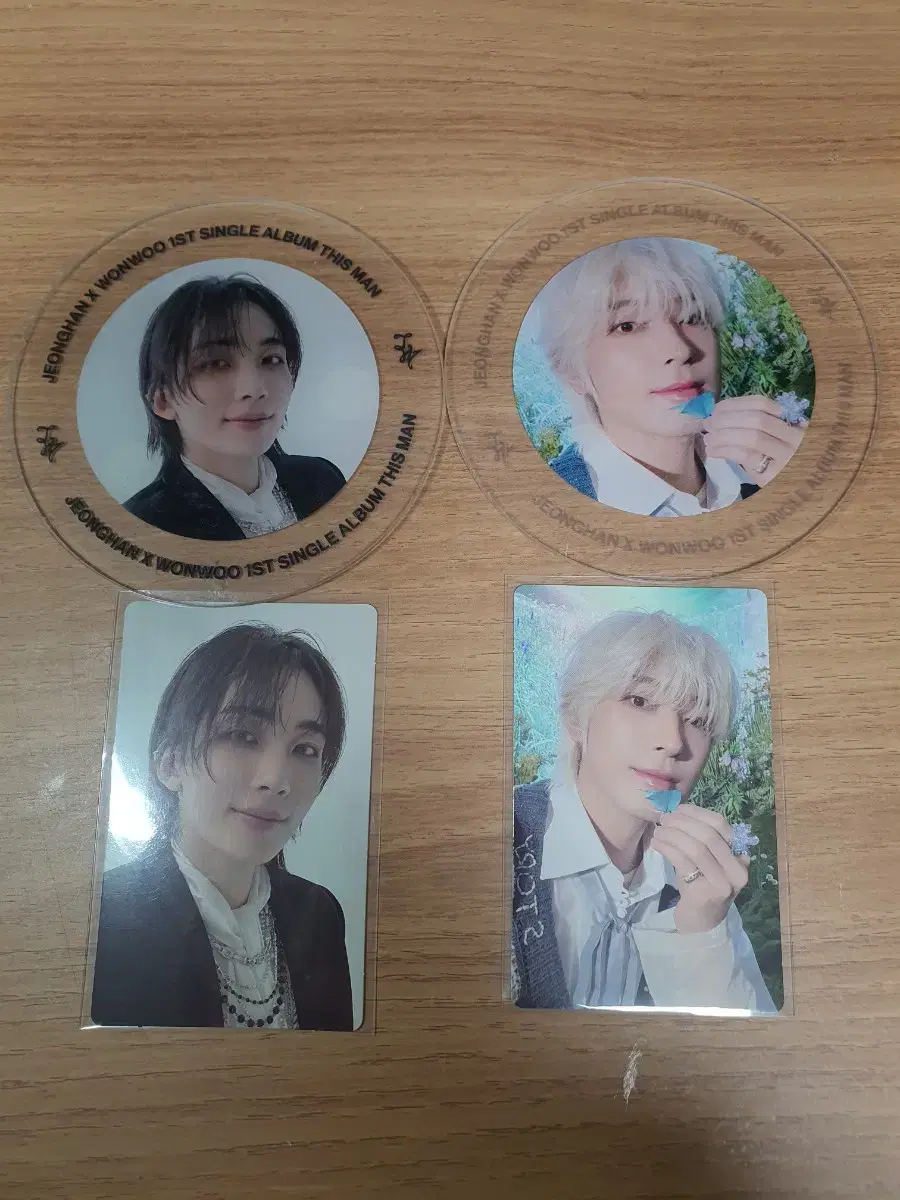 Jeonghan wonwoo Cupcoaster, Photocard